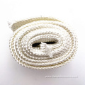 High temperature resistance white silica braided sleeve